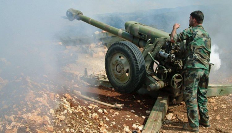 Syrian government forces bombard Jabal al-Zawiyah, south of Idlib